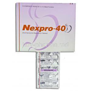 Nexpro-40, Generic Nexium, Esomeprazole 40mg