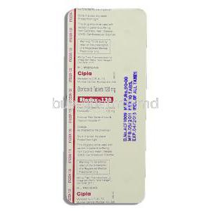 Etozox, Etoricoxib 120 mg packaging