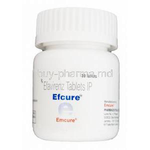 Efcure, Generic Efavir, Efavirenz 600mg Bottle