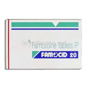 Famocid, Famotidine 20mg, box