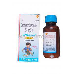 Phexin Redisyp 60ml, Cephalexin Suspension 250mg per 5ml Batch