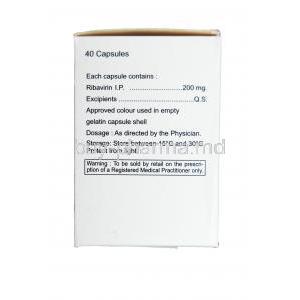 RIBAVIRIN, Generic Copegus, Ribavirin 200mg Box Information