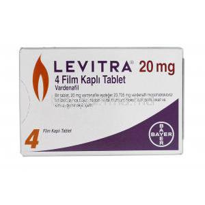 Levitra, Branded, Vardenafil, 20mg, Box