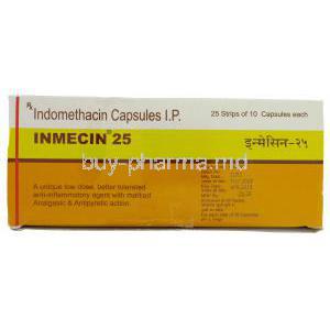 Inmecin, Indomethacin 25 Mg Box
