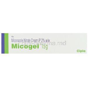 Micogel, Miconazole Cream Box