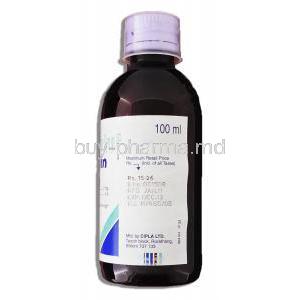 Asthalin, Generic Ventolin, Salbutamol Syrup 100 ml Cipla Manufacturer info