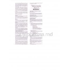 Nizral, Ketoconazole 200 Mg Tablet (Janssen-Cilag) Patient Information Sheet