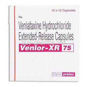 Venlor, Generic Effexor,  Venlafaxine Xr 75 Mg Capsule (Protec)