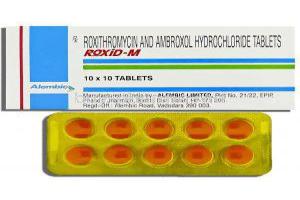 Ambroxol/ Roxithromycin Tablet