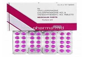 Neocalm Forte, Trifluoperazine/ Chlorpromazine/ Trihexyphenidyl