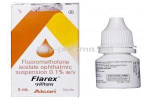 Flarex, Fluorometholone Acetate Ophthalmic Suspension