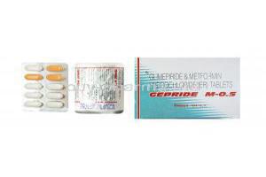 Gepride M, Glimepiride/Metformin