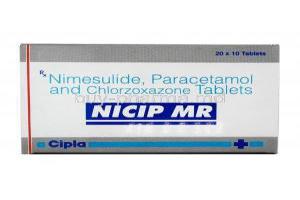 Nicip MR, Nimesulide/ Paracetamol/ Chlorzoxazone