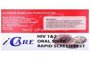 iCare HIV 1&2 Oral Swab Test Kit