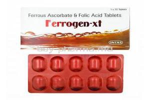 Ferrogen XT, Elemental Iron/ Folic Acid