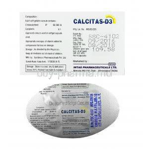 Calcitas D3, Cholecalciferol