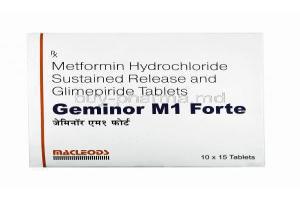 Geminor M Forte, Glimepiride/ Metformin