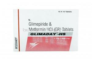 Glimaday HS, Glimepiride/ Metformin