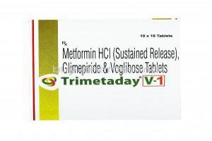 Trimetaday V, Glimepiride/ Metformin/ Voglibose