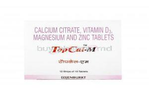 Topcal M, Calcium Citrate/ Vitamin D3/ Magnesium/ Zinc