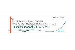 Tricinod, Telmisartan/ Cilnidipine/ Chlorthalidone