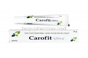 Carofit Ultra Cream, Kojic acid dipalmitate/ Lactic acid/ Arbutin