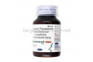 Sinarest LP Syrup, Levocetirizine/ Paracetamol/ Phenylephrine/Sodium Citrate