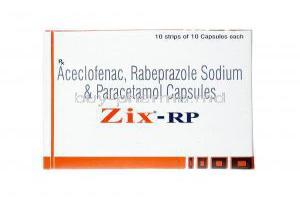 Zix RP, Aceclofenac/ Paracetamol/ Rabeprazole