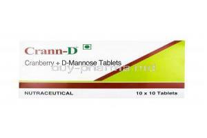Crann-D, Cranberry Extract/ D-Mannose