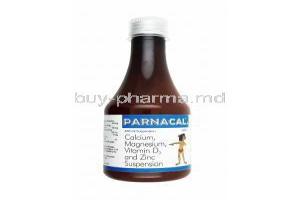 Parnacal Syrup, Calcium/ Magnesium/ Vitamin D3/ Zinc