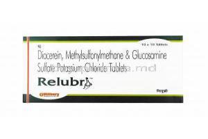 Relubri, Glucosamine/ Diacerein/ Methyl Sulfonyl Methane