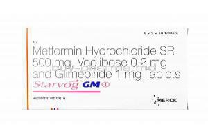 Starvog GM, Glimepiride/ Metformin/ Voglibose