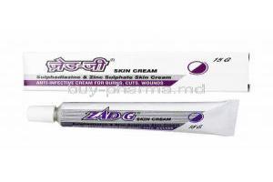 Zad G Skin Cream, Zinc Sulphate/ Sulphadiazine