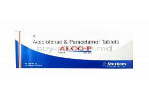 Alco P, Aceclofenac/ Paracetamol