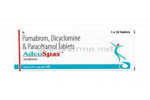Adcospas, Paracetamol/ Pamabrom/ Dicyclomine Hydrochloride