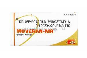 Moveran MR, Chlorzoxazone/ Diclofenac/ Paracetamol
