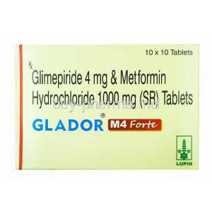 Glador M Forte, Glimepiride/ Metformin