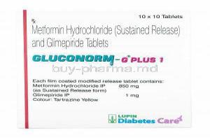 Gluconorm-G Plus, Glimepiride/ Metformin