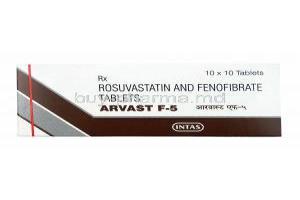 Arvast F, Fenofibrate/ Rosuvastatin