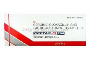 Ceftas CL, Cefixime/ Cloxacillin/ Lactobacillus
