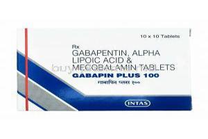 Gabapin Plus, Gabapentin/ Methylcobalamin/ Alpha Lipoic Acid