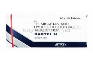 Sartel H, Telmisartan/ Hydrochlorothiazide
