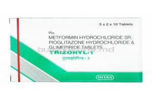 Trizoryl, Glimepiride/ Metformin/ Pioglitazone