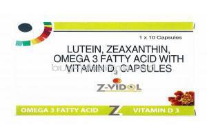 Z-Vidol, Lutein/ Zeaxanthin/ Cholecalciferol/ DHA/ EPA