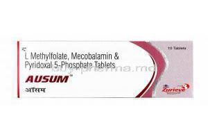 Ausum, L-Methylfolate Calcium/ Mecobalamin/ Pyridoxal 5-Phosphate