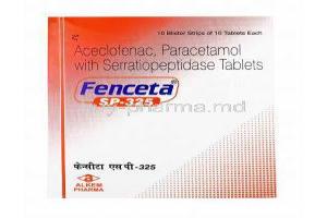 Fenceta SP, Aceclofenac/ Paracetamol/ Serratiopeptidase