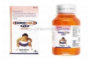 Sumo Cold PCF Syrup, Chlorpheniramine/ Paracetamol/ Phenylephrine