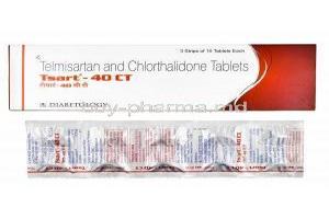 Tsart CT, Telmisartan/ Chlorthalidone