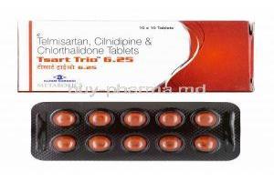 Tsart Trio, Telmisartan/ Cilnidipine/ Chlorthalidone