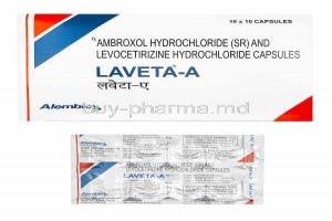 Laveta-A, Levocetirizine/ Ambroxol